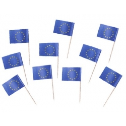 Unia Europejska Wykałaczki z flagą pikery